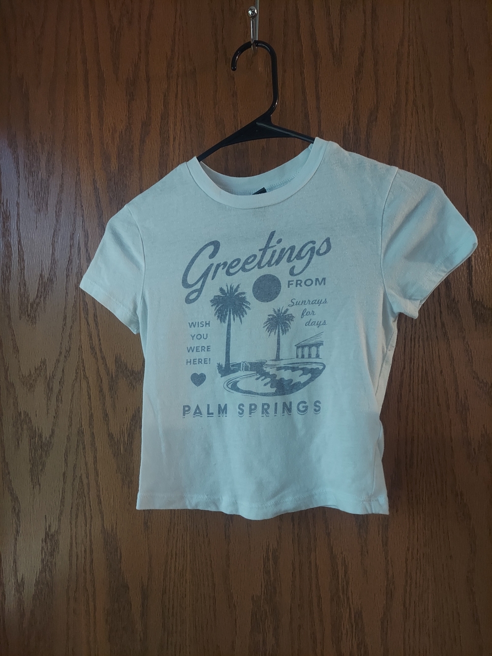 Wild Fable Palm Springs Vintage Graphic Baby Tee - Size XXS